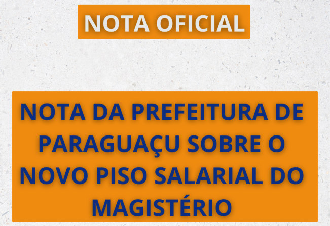 Nota Oficial